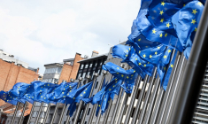 Le siège de la Commission européenne à Bruxelles le 12 juin 2022  ( AFP / KENZO TRIBOUILLARD )
