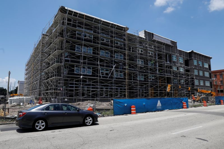 Nouveaux appartements en construction près du centre-ville de Tampa, Floride