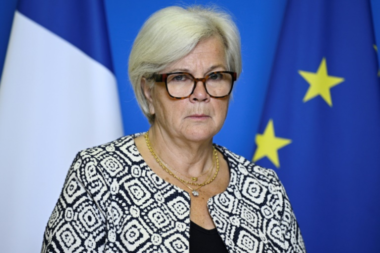 la ministre du Travail et de la Santé Catherine Vautrin, le 26 juin 2025 à Paris ( AFP / JULIEN DE ROSA )