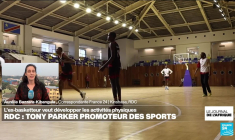 RD Congo : la star du basket Tony Parker présente un projet de promotion du sport