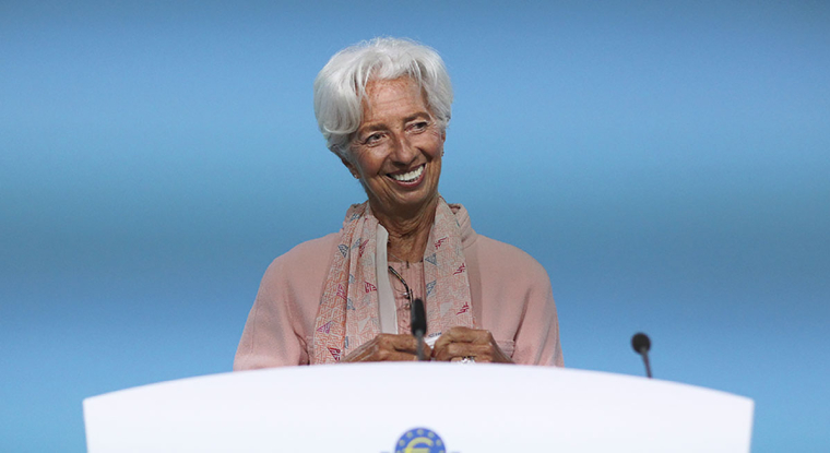 Christine Lagarde, présidente de la BCE s'est voulue rassurante sur l'accélération de l'inflation à 3% en août, due selon elle à des éléments conjoncturels. (© D. Rolant/ AFP)