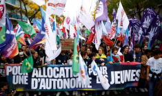 Manifestation organisée par la NUPES, à Paris