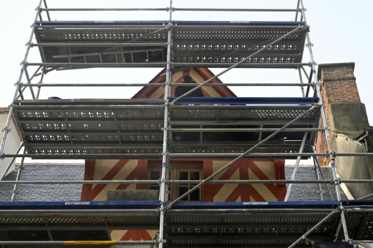 Maison en rénovation à Rennes (ouest de la France). Photo prise le 15 novembre 2023 ( AFP / Damien MEYER )