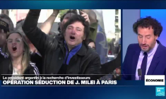 Javier Milei en opération séduction à Paris