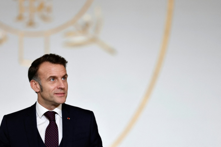 Le président français Emmanuel Macron le 6 février 2026, à Paris ( POOL / Benoit Tessier )