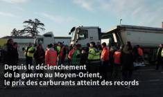 Mobilisation de transporteurs à Toulouse contre la hausse du coût du carburant