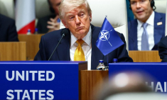 Le président américain Donald Trump au sommet des dirigeants de l'OTAN à Ankara