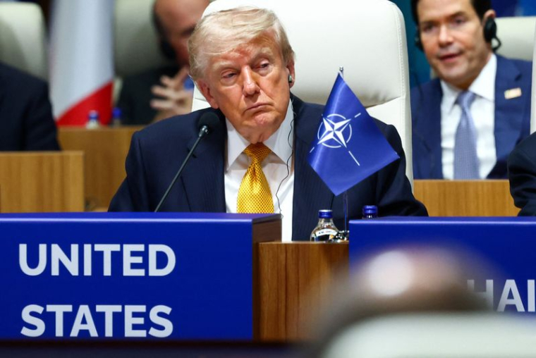 Le président américain Donald Trump au sommet des dirigeants de l'OTAN à Ankara