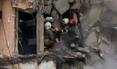 Attaque d'un immeuble d'habitation à Dnipro