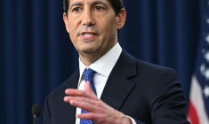Le président de la Fed Kevin Warsh lors de la conférence de presse à Washington, le 16 septembre 2026. ( AFP / SAUL LOEB )