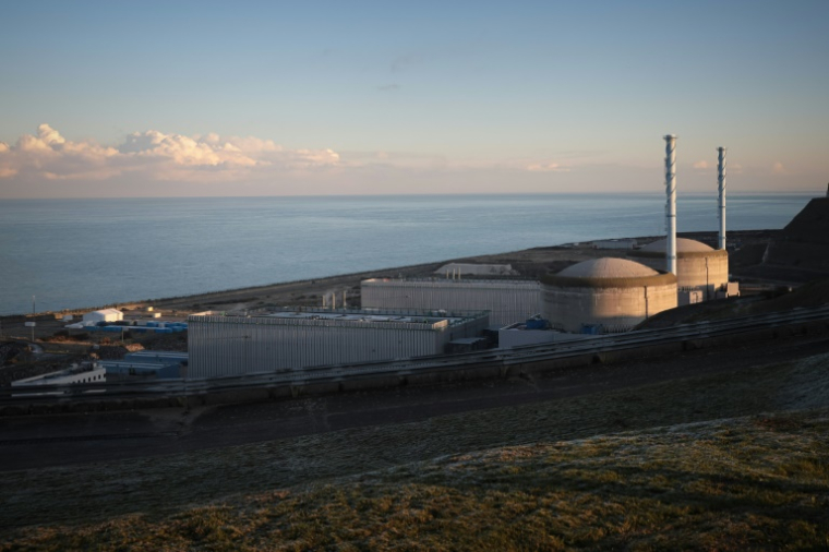 La centrale nucléaire de Penly (Seine-Maritime), le 9 décembre 2022 ( AFP / Lou BENOIST )