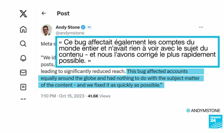 Des utilisateurs pro-palestiniens dénoncent un "shadowbanning" sur les réseaux sociaux