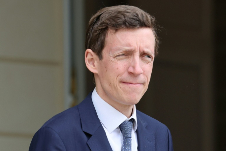 Le ministre de l'Education nationale Edouard Geffray à Paris le 10 juin 2026 ( AFP / Ludovic MARIN )