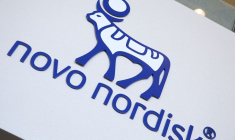 Le logo de Novo Nordisk à Copenhague