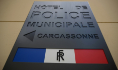 Le siège de la police municipale à Carcassonne,  le 9 septembre 2026 dans l'Aude ( AFP / Ed JONES )