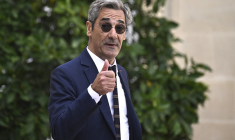 Serge Papin, à Paris, le 14 octobre 2025 ( AFP / JULIEN DE ROSA )