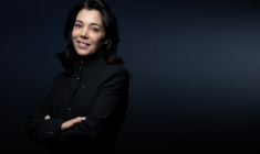 Sophia Chikirou à Paris le 21 novembre 2025 ( AFP / JOEL SAGET )