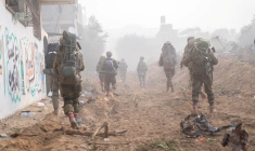 Des militaires israéliens dans la bande de Gaza