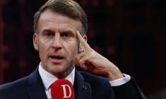 Le président de la République Emmanuel Macron à Toulouse le 12 novembre 2025 ( POOL / Guillaume HORCAJUELO )