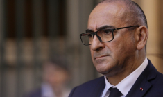 Le ministre de l'Intérieur Laurent Nuñez à Marseille le 26 octobre 2026 ( POOL / Aurelien Morissard )