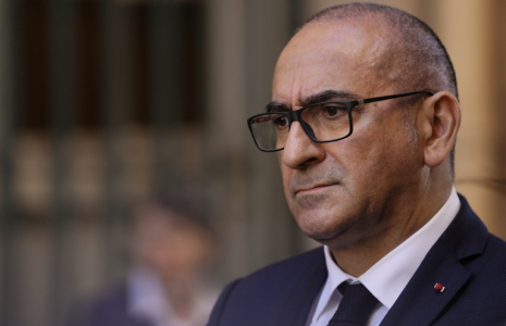 Le ministre de l'Intérieur Laurent Nuñez à Marseille le 26 octobre 2026 ( POOL / Aurelien Morissard )