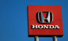 Le logo de Honda est photographié à Cuautitlan Izcalli, Mexique