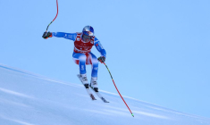 Alexis Pinturault en action à Kitzbuehel, Autriche