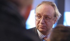 Robert Peugeot, le 19 février 2014 à Paris ( AFP / Eric PIERMONT )