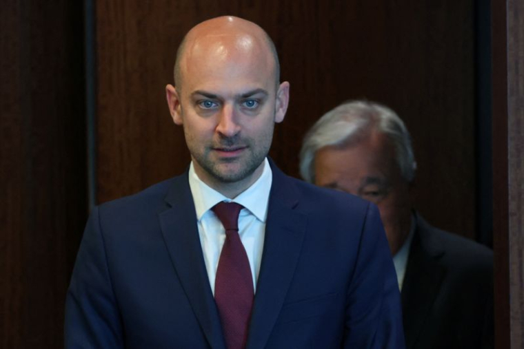 France's Minister for Europe and Foreign Affairs Jean-Noel Barrot at U.N. Headquarters in New York
