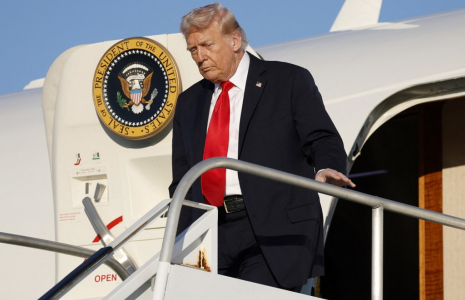 Donald Trump à New York, aux États-Unis, le 11 septembre 2025. ( GETTY IMAGES NORTH AMERICA / KEVIN DIETSCH )