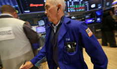 Un opérateur à la Bourse de New York, le 7 août 2025 ( AFP / TIMOTHY A. CLARY )
