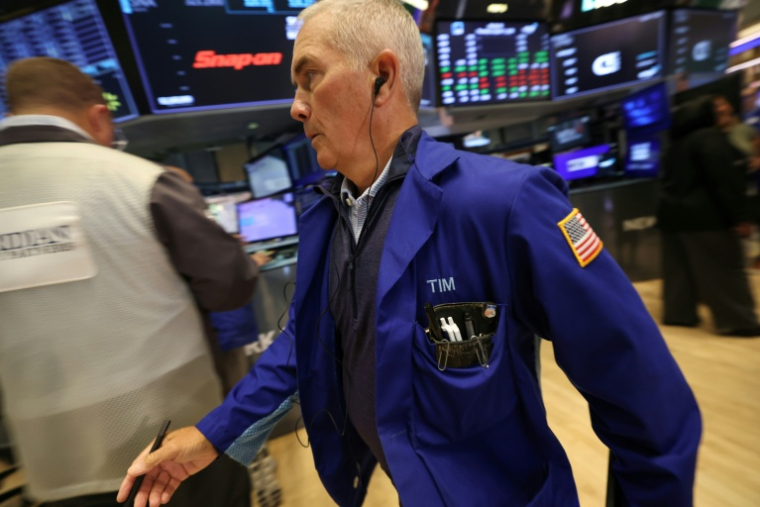 Un opérateur à la Bourse de New York, le 7 août 2025 ( AFP / TIMOTHY A. CLARY )