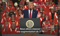 Trump annonce vouloir doubler la surtaxe sur l'acier importé, pour la passer à 50%