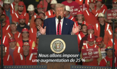 Trump annonce vouloir doubler la surtaxe sur l'acier importé, pour la passer à 50%