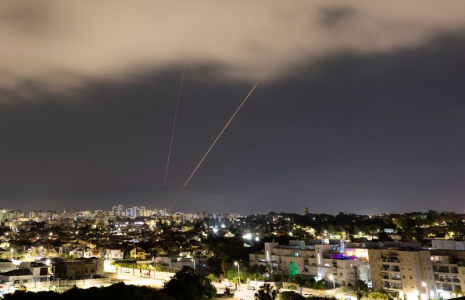 Le système anti-missile israélien opérant après l'attaque iranienne