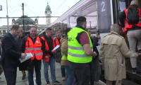 Départ du "train de la colère" de Limoges pour Paris
