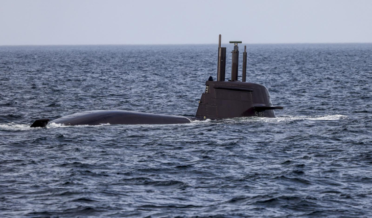 Un sous-marin allemand U32 (illustration) ( AFP / AXEL HEIMKEN )