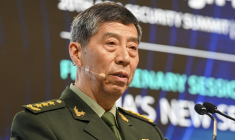 Li Shangfu à Singapour le 4 juin 2023. ( AFP / ROSLAN RAHMAN )