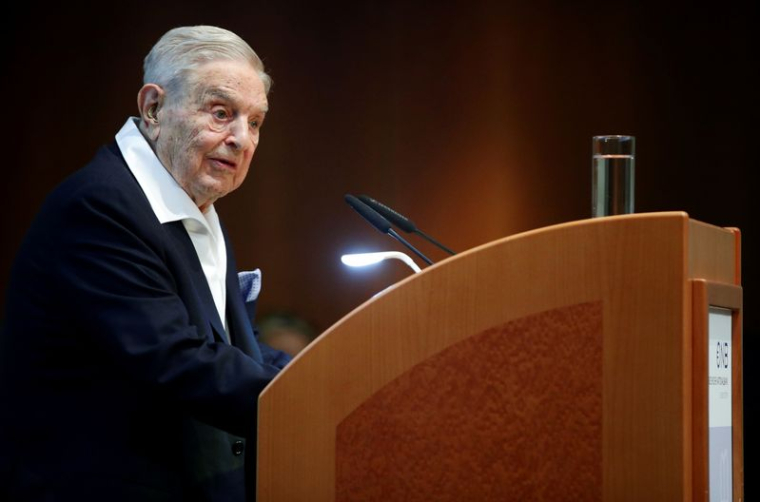 L'investisseur milliardaire George Soros reçoit le prix Schumpeter à Vienne