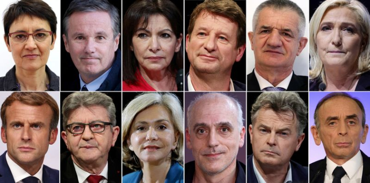 DOUZE CANDIDATS EN LICE POUR LA PRÉSIDENTIELLE