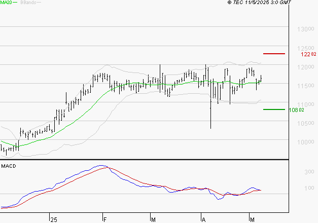 BIOMERIEUX : Le mouvement reste haussier