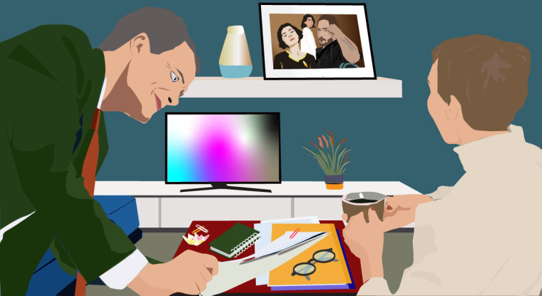 Les conseils du Revenu à Fabrice. (© Artelette)