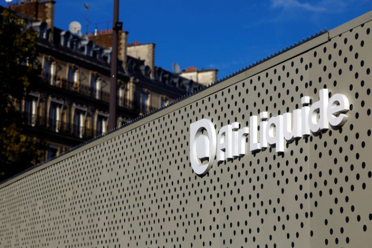 Le logo d'Air Liquide à Paris