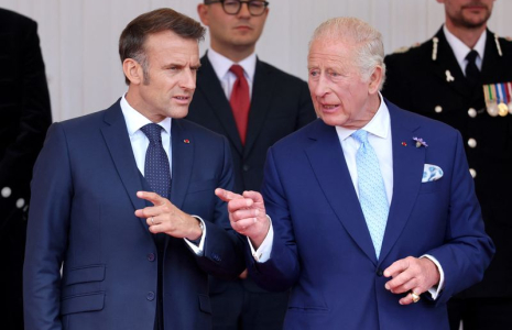 Visite du président français Macron en Grande-Bretagne