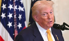 Le président américain Donald Trump le 18 février 2026 à la Maison Blanche à Washington  ( AFP / SAUL LOEB )