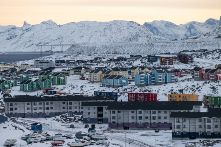 La ville de Nuuk, au Groenland, le 22 janvier 2026 ( AFP / Jonathan NACKSTRAND )