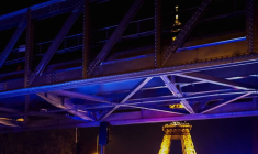Le pont Bir-Hakeim, à Paris