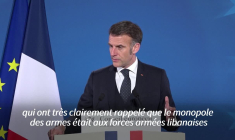 Macron juge "inacceptables" les opérations israéliennes au Liban