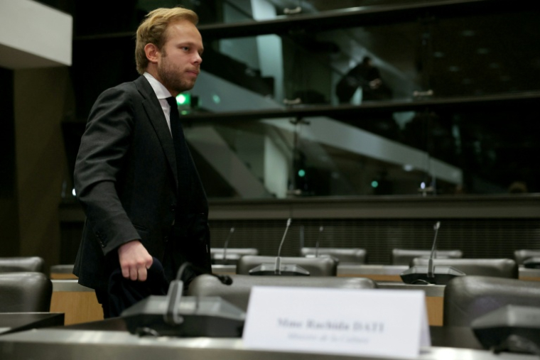 Le député UDR Charles Alloncle, rapporteur de la Commission d'enquête sur l'audiovisuel public, à l'Assemblée nationale, le 5 février 2026 à Paris ( AFP / Thomas SAMSON )