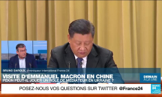Emmanuel Macron en Chine : Paris travaillera pour un "retour à la paix " en Ukraine